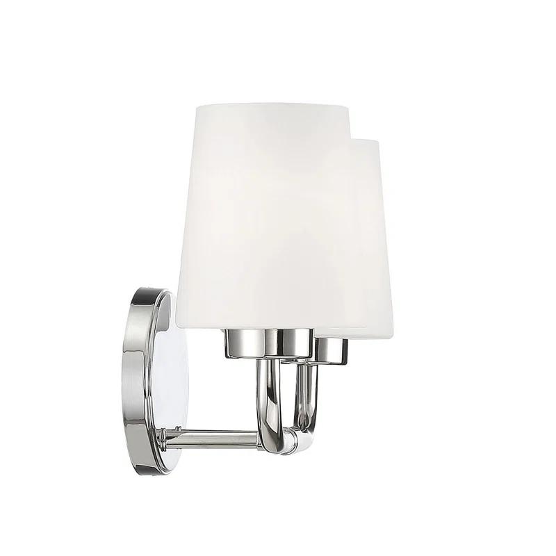 Fitz 2 Light Frosted Dimmable Vanity Light