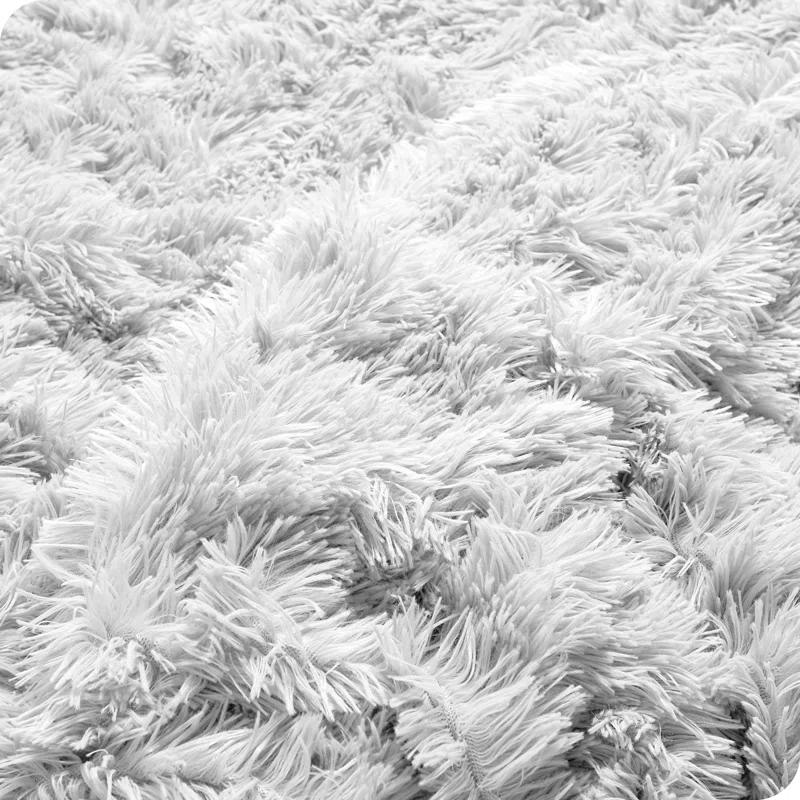Bare Home Shaggy Fleece Plush Duvet Cover