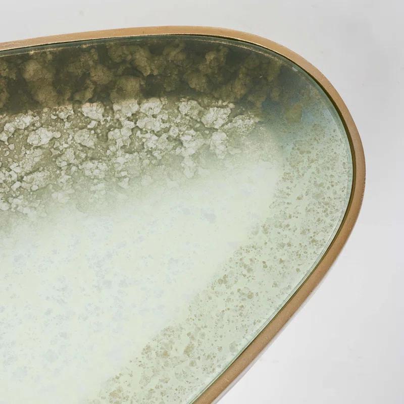 Interlude Jan Glass Top Coffee Table