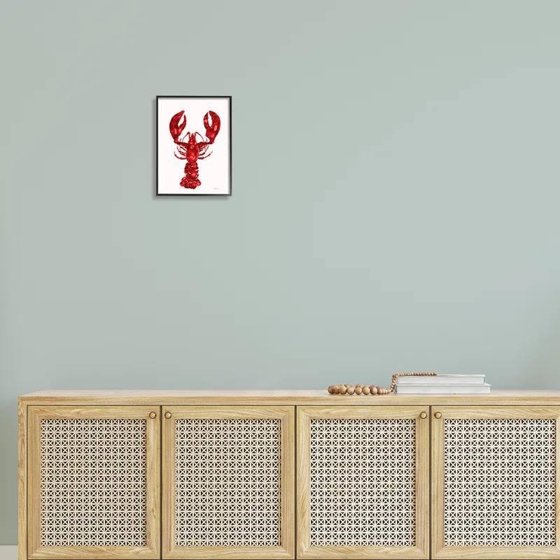 Stupell Industries " Red Lobster Marine Paint " Painting Print