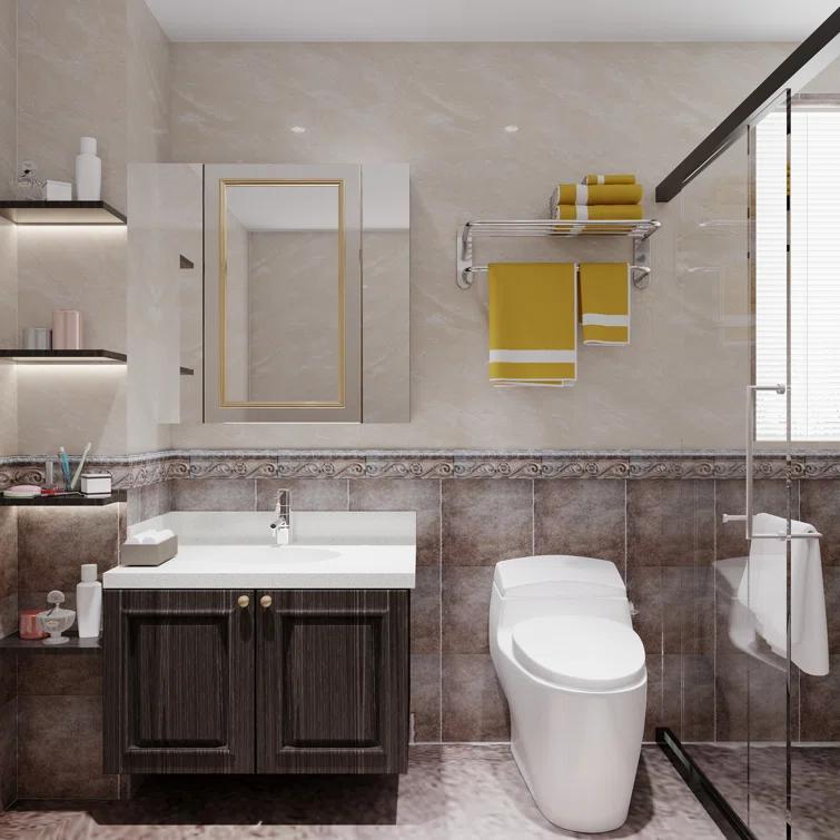 BATH EQUIPMENT FIXSEN 2 Wall Towel Rack YJJ001-C