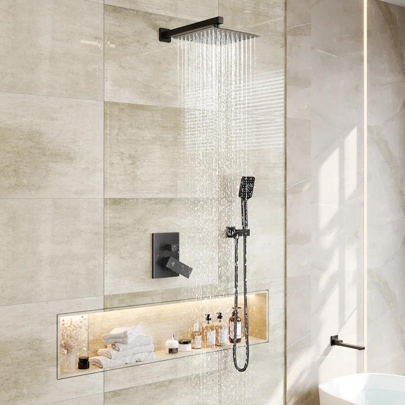 Shower Faucets & Systems All-In-One Kit with Rough in-Valve