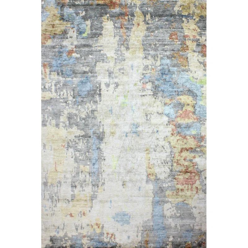 Bashian Rugs Cascade Performance Viscose Abstract Rug
