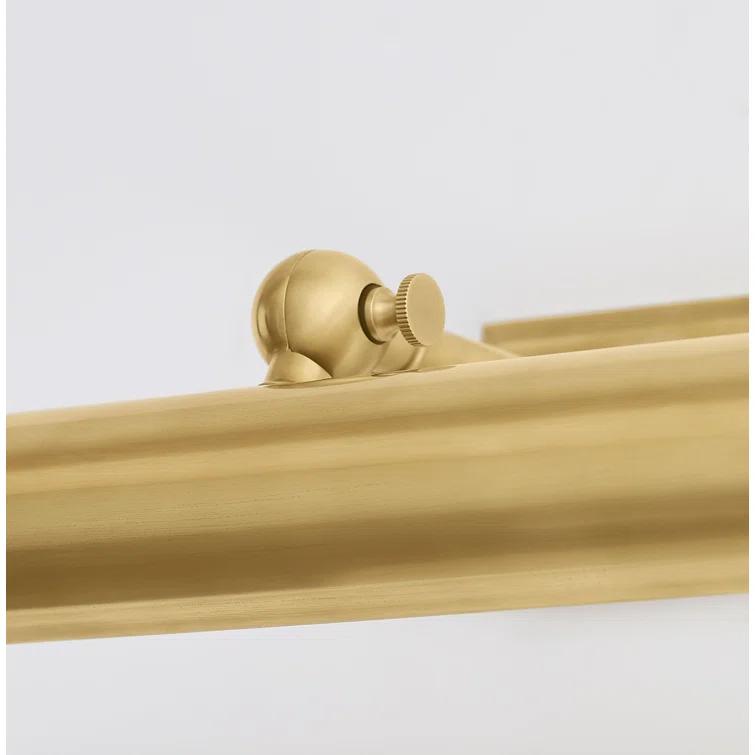 Antique Brass 24" Dimmable Electric Wall Light