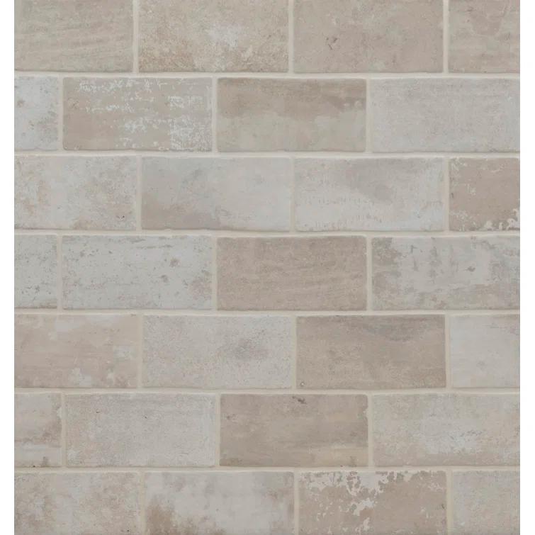 Ackland Montello 5 in. x 10 in. Matte Porcelain Brick Look Floor and Wall Tile