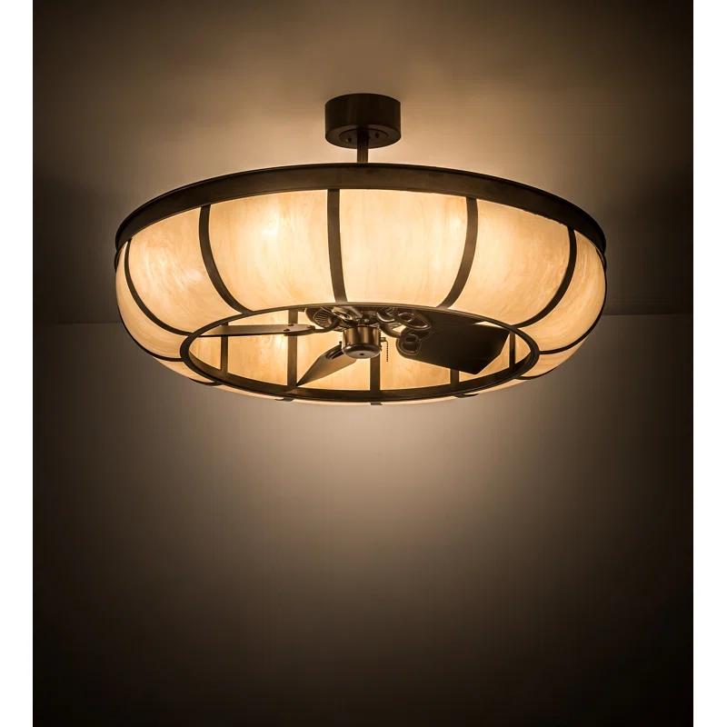 Meyda Lighting Prime Dome Acrylic Semi Flush Mount