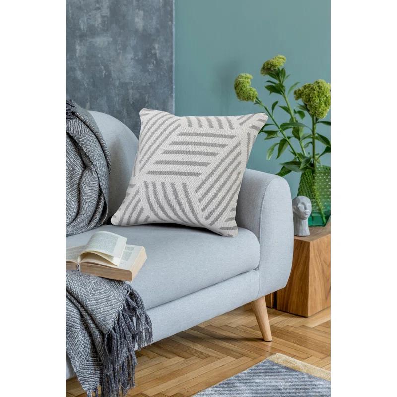 Evette Rios Throw Pillow Geometric Cotton Throw Pillow