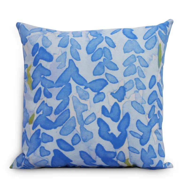 e by design Flower Bell Floral Reversible Throw Pillow