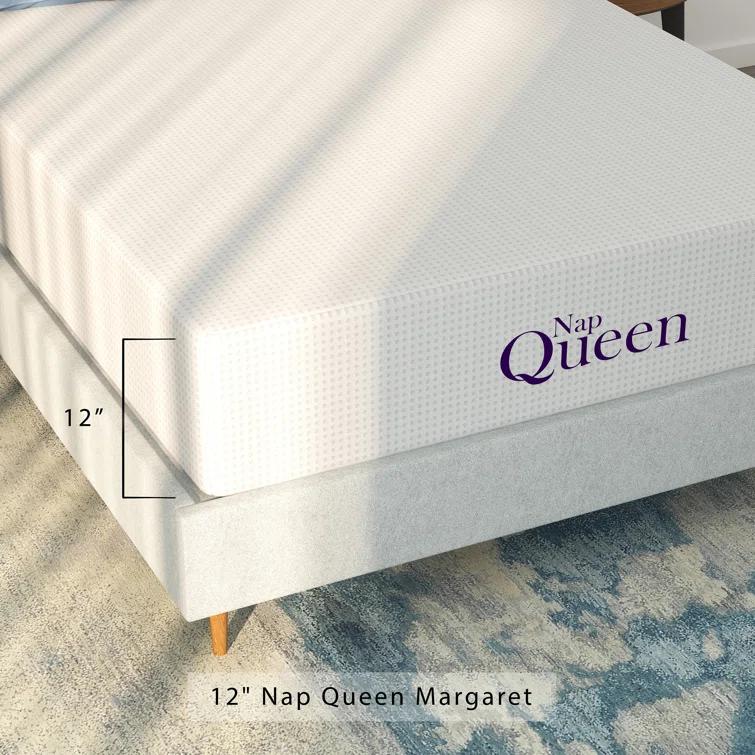 Nap Queen Charlotte, Bamboo Charcoal Infused Medium Firm Memory Foam Mattress & Reviews | Wayfair