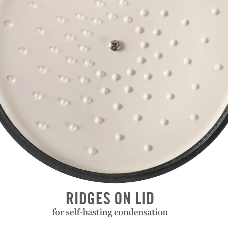 Martha Stewart Martha Stewart Gatwick 7 qt. Cast Iron Round Dutch Oven with Lid