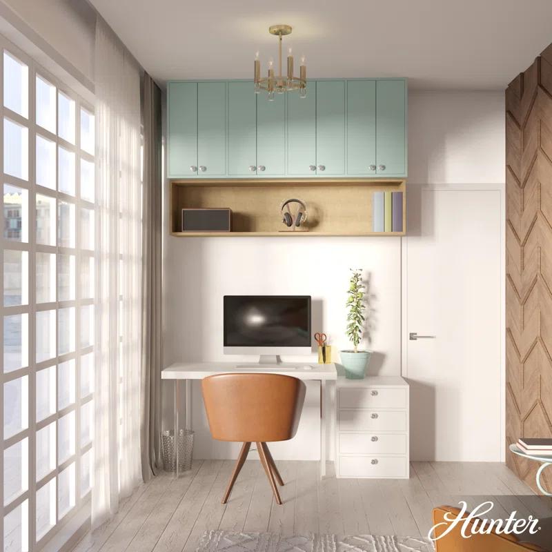 Hunter Fan Hunter Sunjai 4 Light Semi-Flush Ceiling Light Fixture