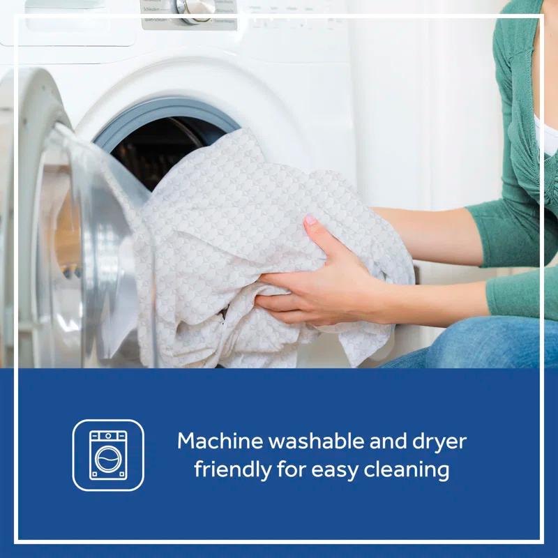 Sealy Baby Sealy Baby FreshFlow Breathable Waterproof Fitted Baby Crib Mattress Protector Pad, Crib Mattress Pad Topper, 52" x 28" - White