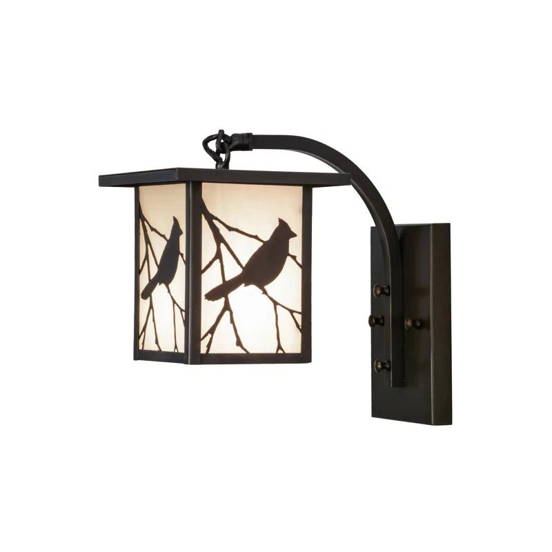 Meyda Lighting Rustic Lodge Solid Brass Wall Light