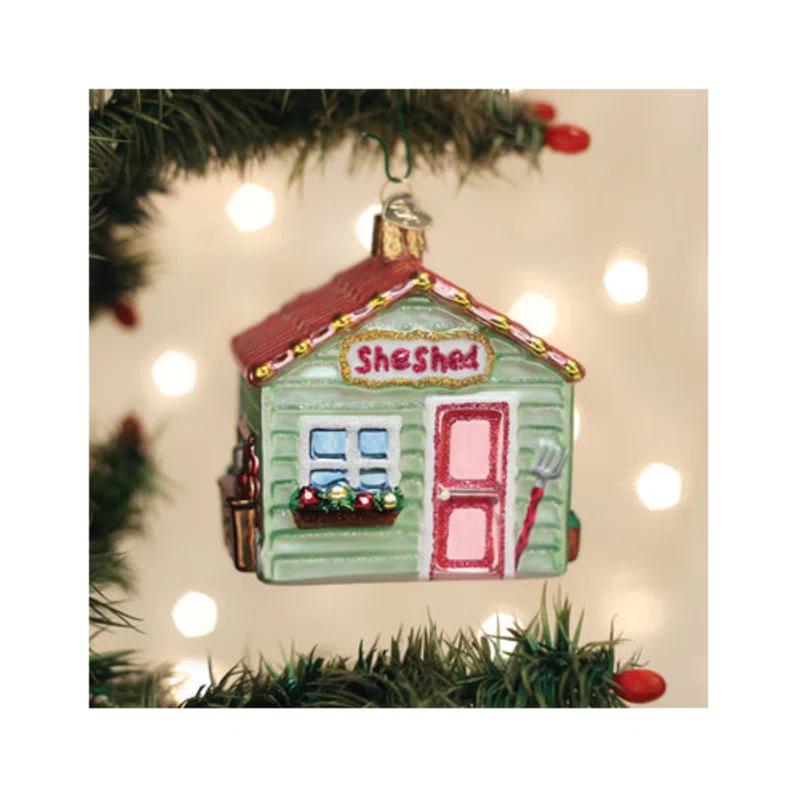 Old World Christmas Glass Hanging Figurine Ornament