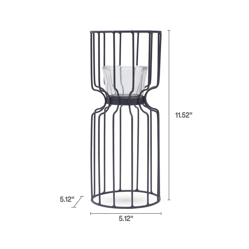 Elements Metal Tabletop Votive Holder