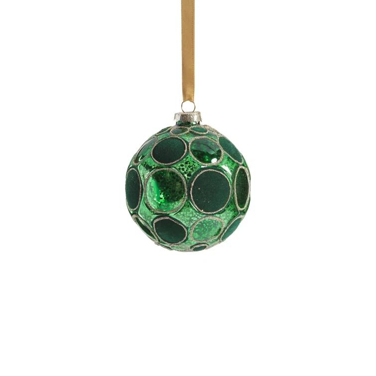 Rosdorf Park Serenity 6-Piece Set Matte Frosted Glass Ball Ornaments | Wayfair