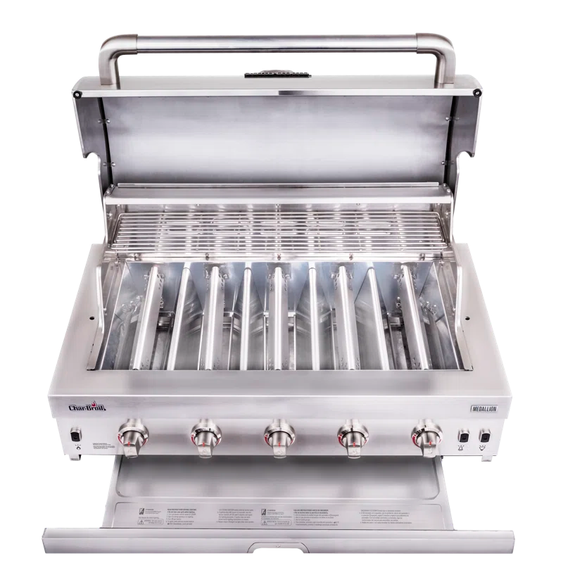 Charbroil Charbroil Medallion Series Built-In 5-Burner Gas Grill, Stainless Steel
