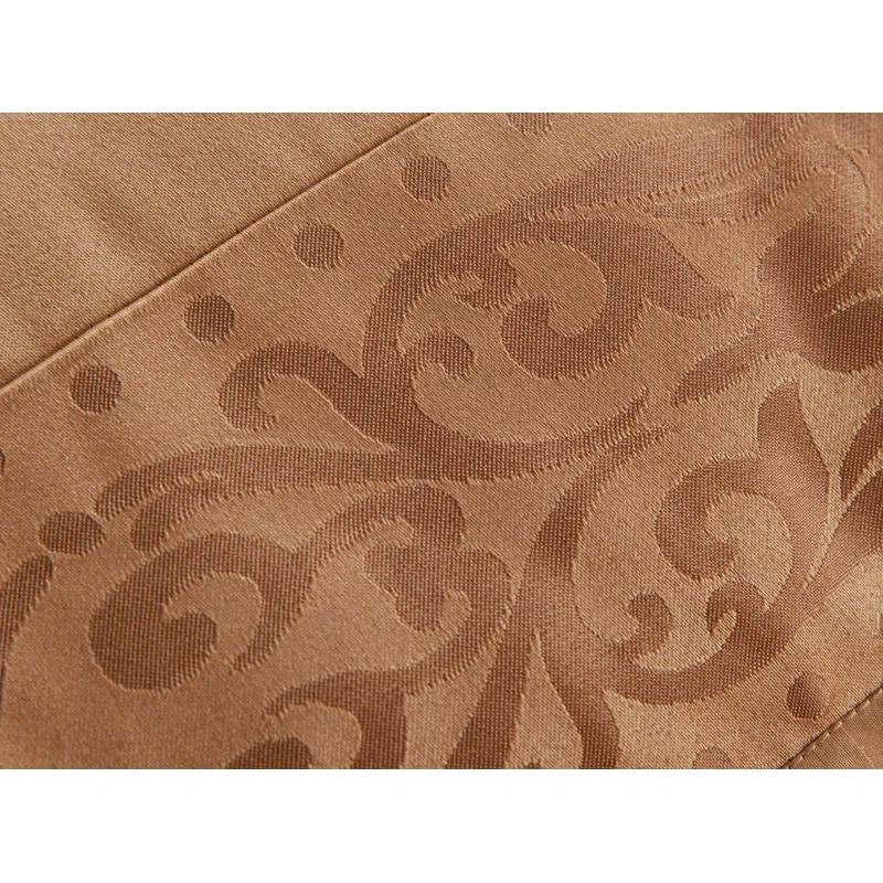 Chezmoi Collection Royale Jacquard Floral 7 Piece Comforter Set