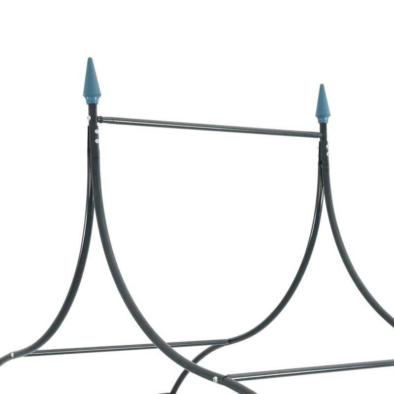 VidaXL vidaXL Garden Arch, Arch Trellis, Metal Arch, Weather-Resistant, Dark 111.4"H x 50.8"W Green