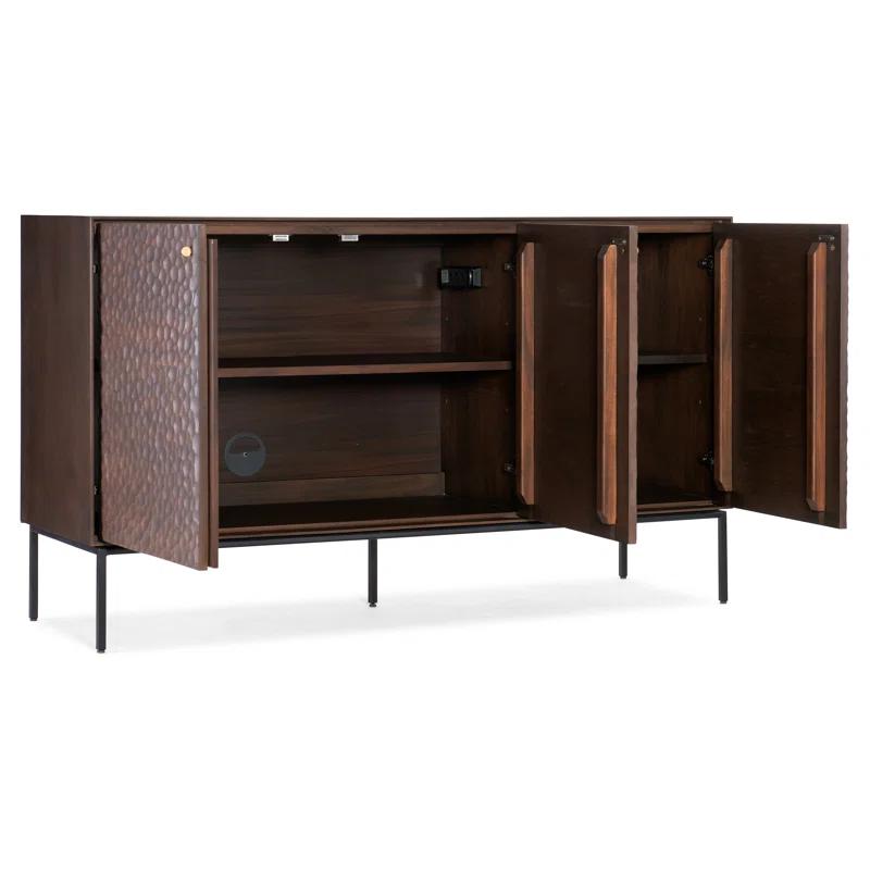 Hooker Furniture Arun 3 Door Carved Sideboard