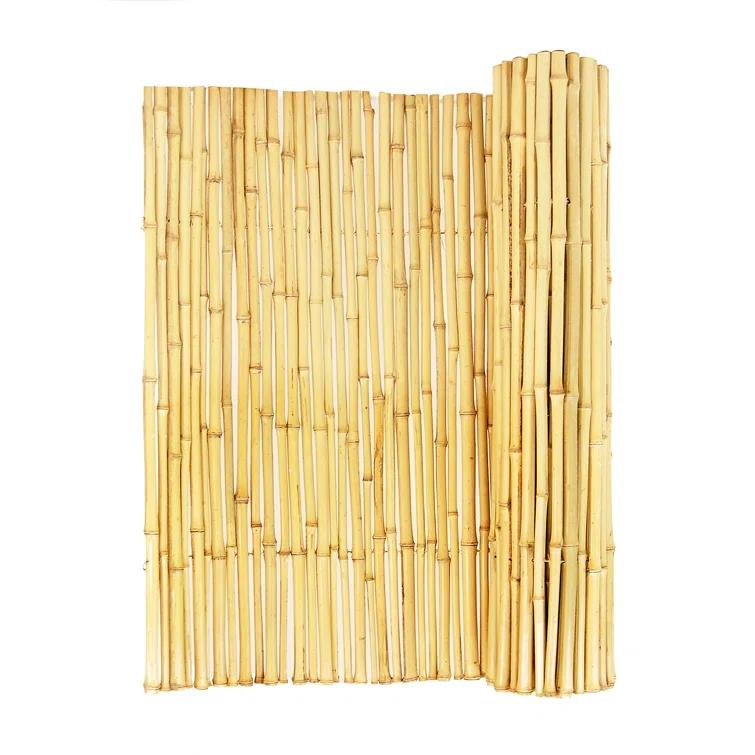 Backyard X-Scapes Natural Bamboo Fencing Decorative No Dig Fence Panels 3/4" D