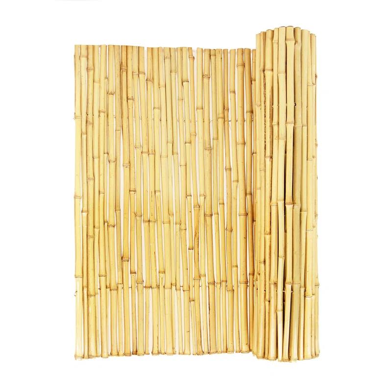 Backyard X-Scapes Natural Bamboo Fencing Decorative No Dig Fence Panels 3/4" D