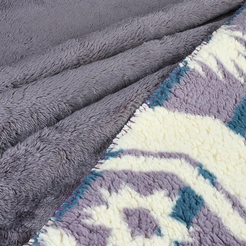 Catalonia Southwest Throw Blanket, Aztec Blanket for Couch or Room Decor, Reversible Comfy Fluffy Blanket, Gift Blanket, 50 x 60 inches