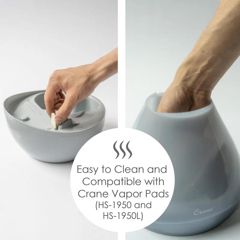 Crane USA Drop 2.0 , 4-in-1 Cool-Mist Humidifier with Aroma Tray & Sound Machine