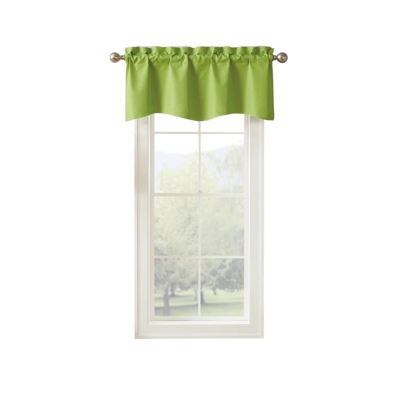 Eclipse Kendall Scalloped 42'' W Window Valance