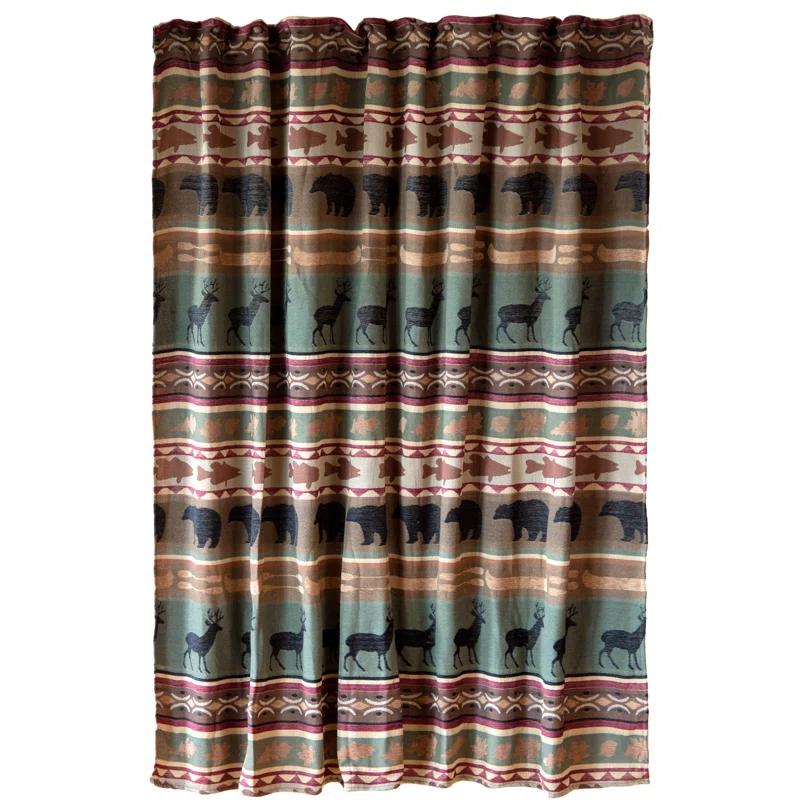 Carstens Inc. Skagit River Shower Curtain