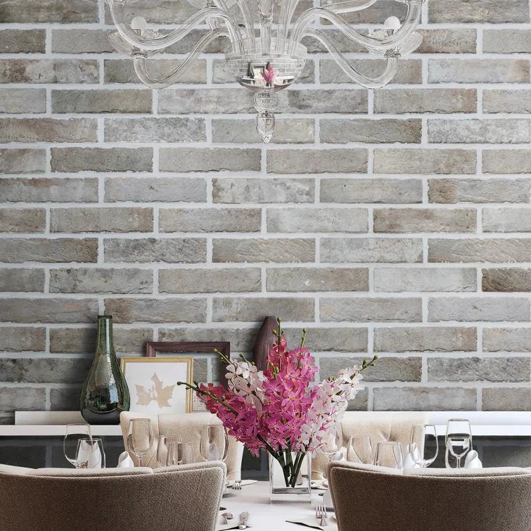 Encore Surfaces Tribeca 2" x 10" Porcelain Brick Look Wall & Floor Tile