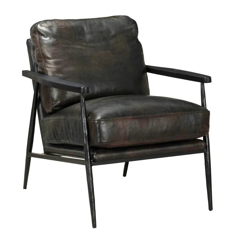 Arnold Genuine Leather Armchair
