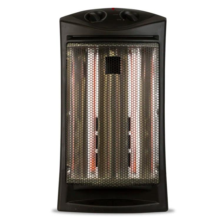 BLACK+DECKER Quartz 1500 Watt Electric Infrared Tower Heater with Manual Control