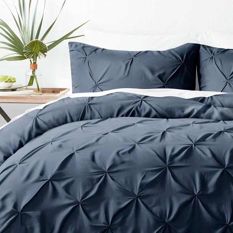 Becky Cameron Pinch Pleat Textured Duvet Cover Set
