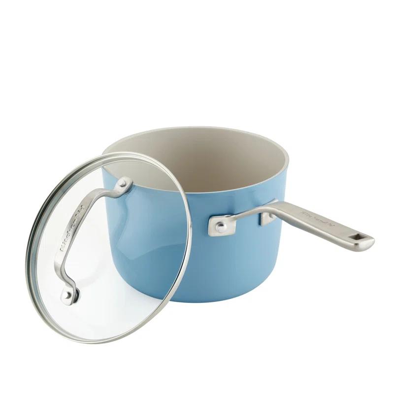 KitchenAid ® Blue Velvet Hard-Anodized Ceramic Non-Stick 10-Piece Cookware Set