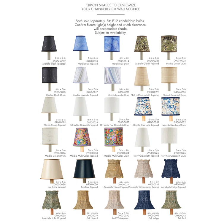 Saxon Silver Granello 6-Light Candle Chandelier