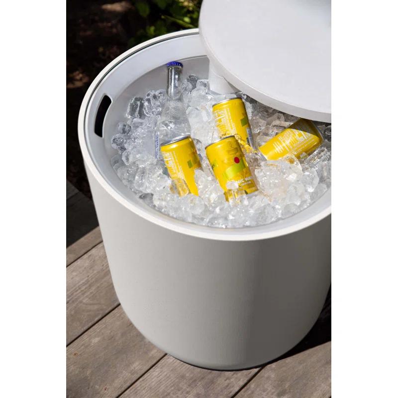 Veradek Kona Round Plastic Outdoor Side Table