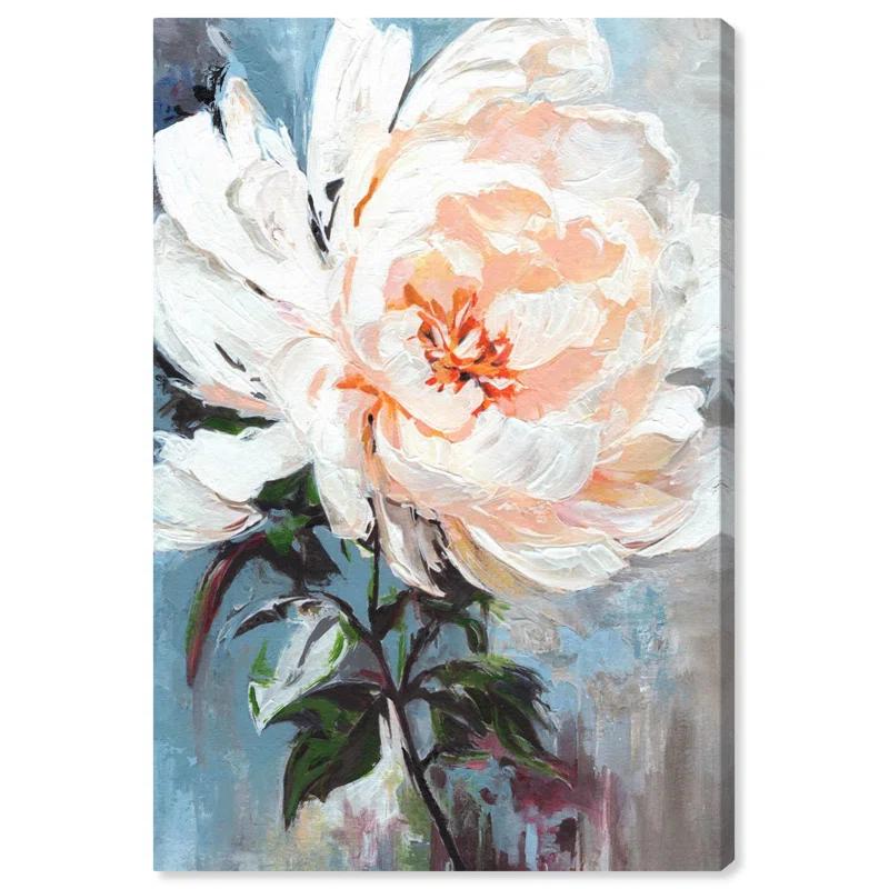 Art Remedy Peony Journey Canvas New Floral Wall Art by Art Remedy