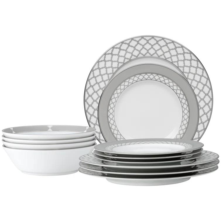 Noritake Noritake Eternal Palace 12-Piece Dinnerware Set, Service for 4