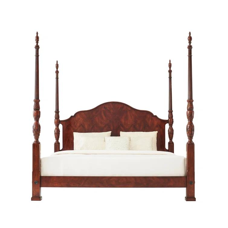 Theodore Alexander Essential Solid Wood Four Poster Bed