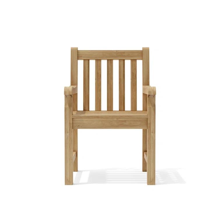 Teak Outdoor Classic Dining Armchair Anderson Teak Furniture