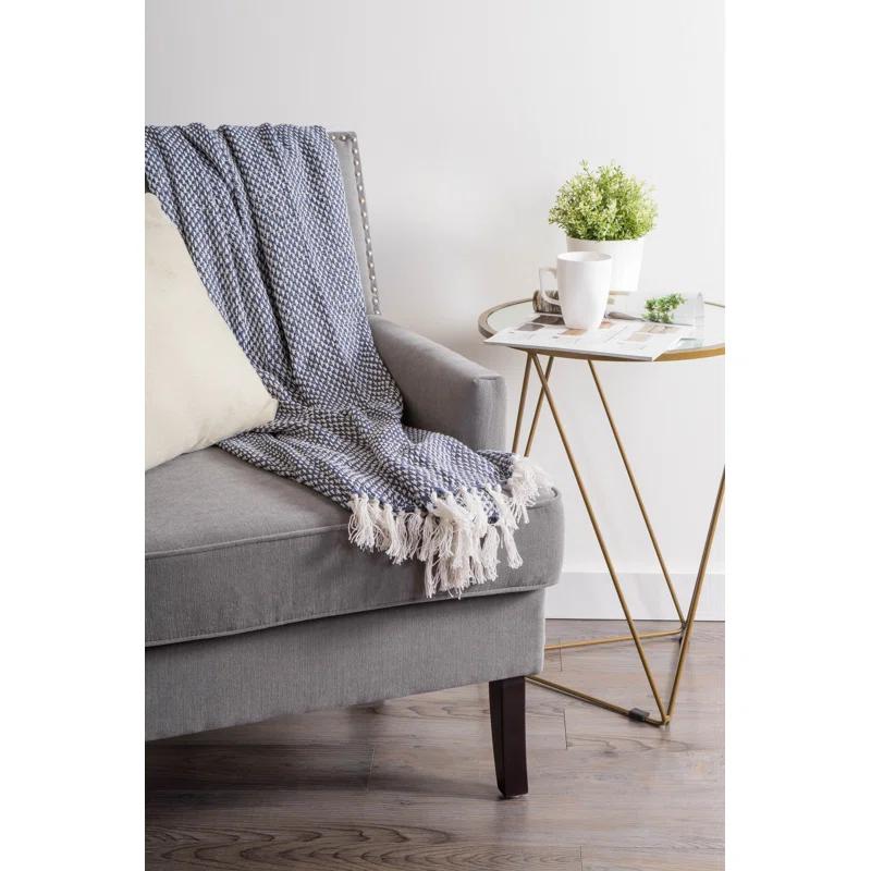 Design Imports Hand Woven Throw Blanket