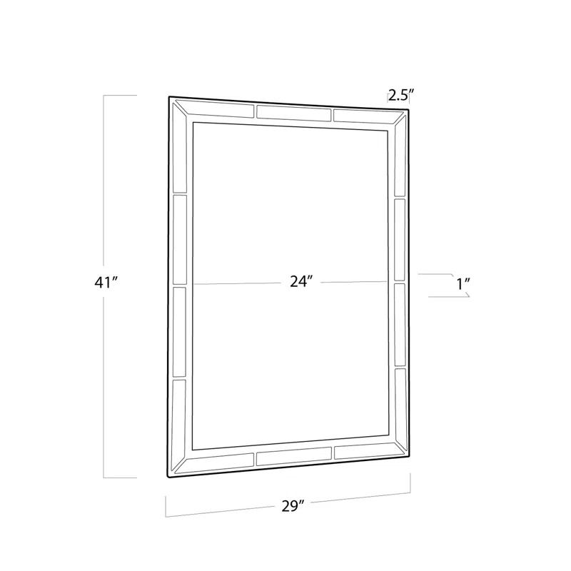 Regina Andrew Plaza Beveled Mirror