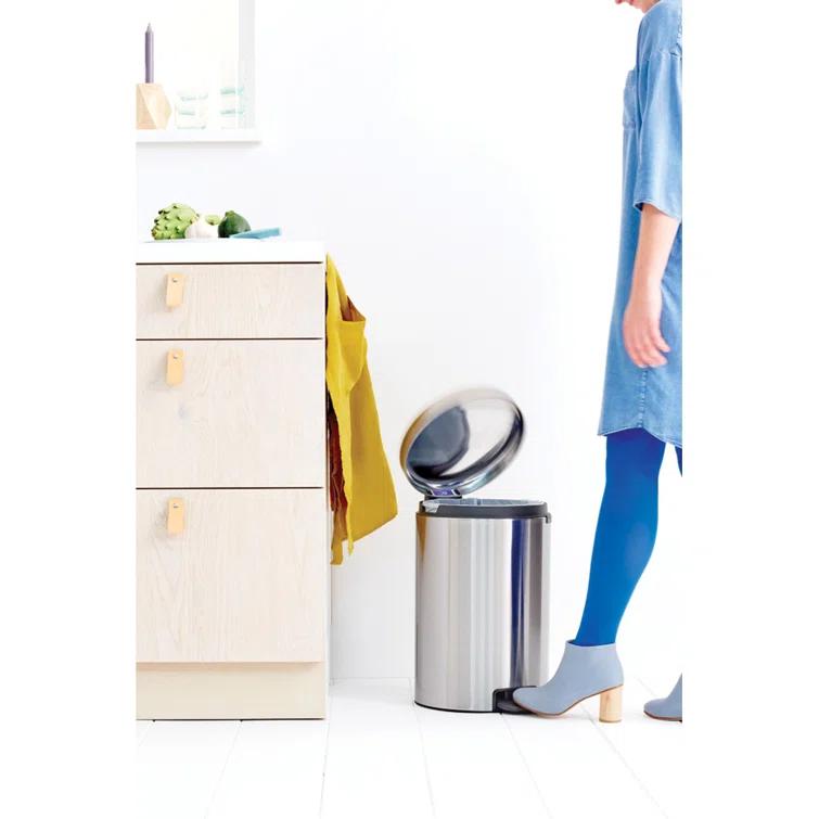 Brabantia Newicon Step On Trash Can, 3.2 Gallon (12 Liter)