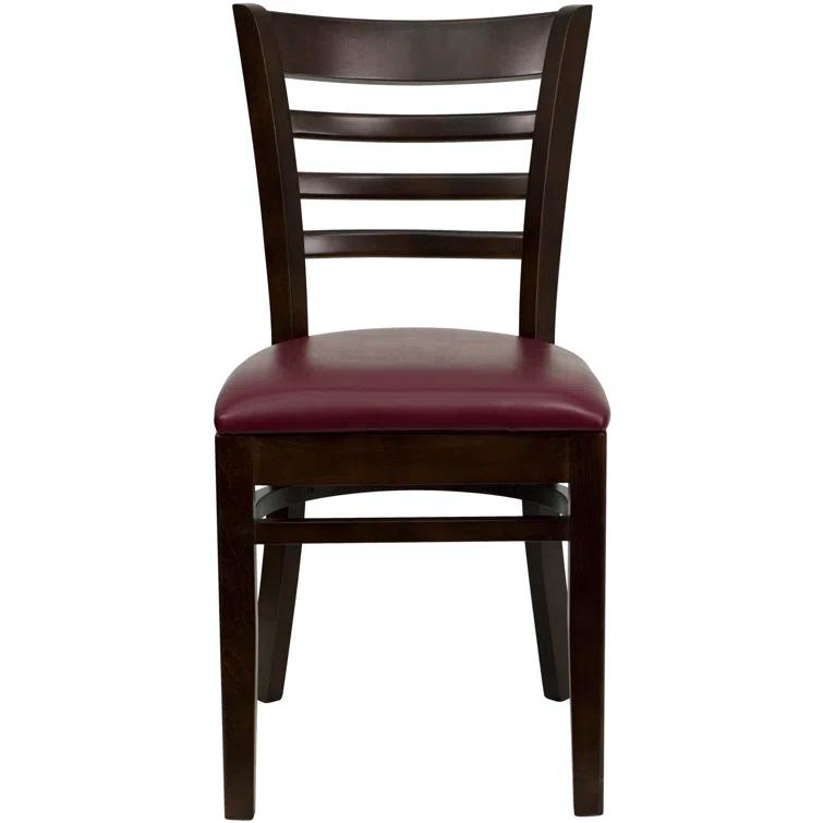 Red Barrel Studio® Ladder Back Wooden Restaurant Chair