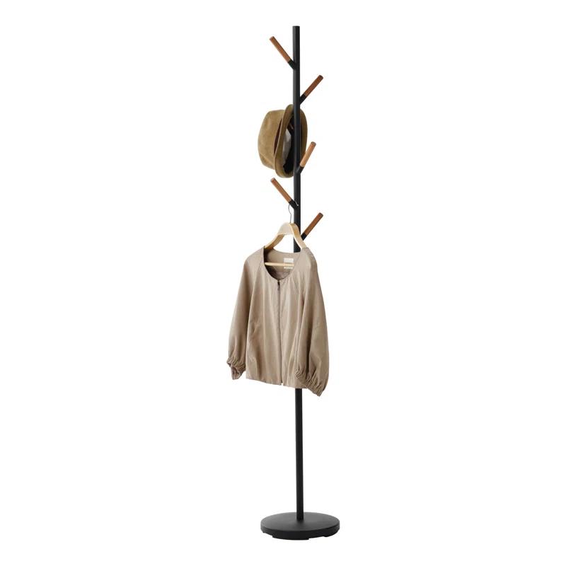 Yamazaki Home Coat Hanger, Steel, Weighted Base