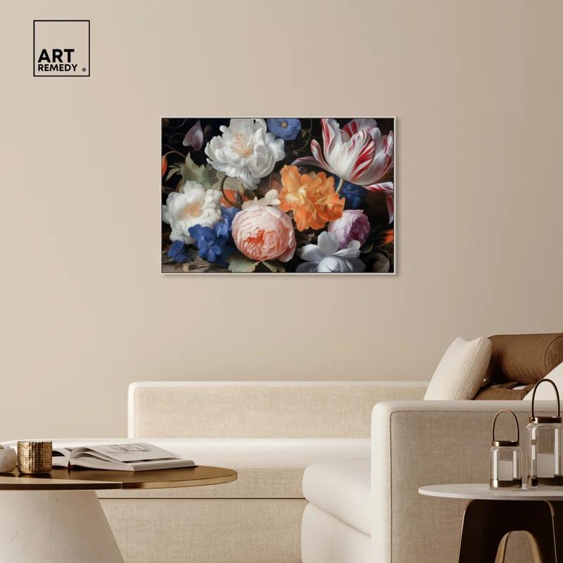 Art Remedy Floral Of Gentle Elegance Elegant Floral Wall Art by Art Remedy