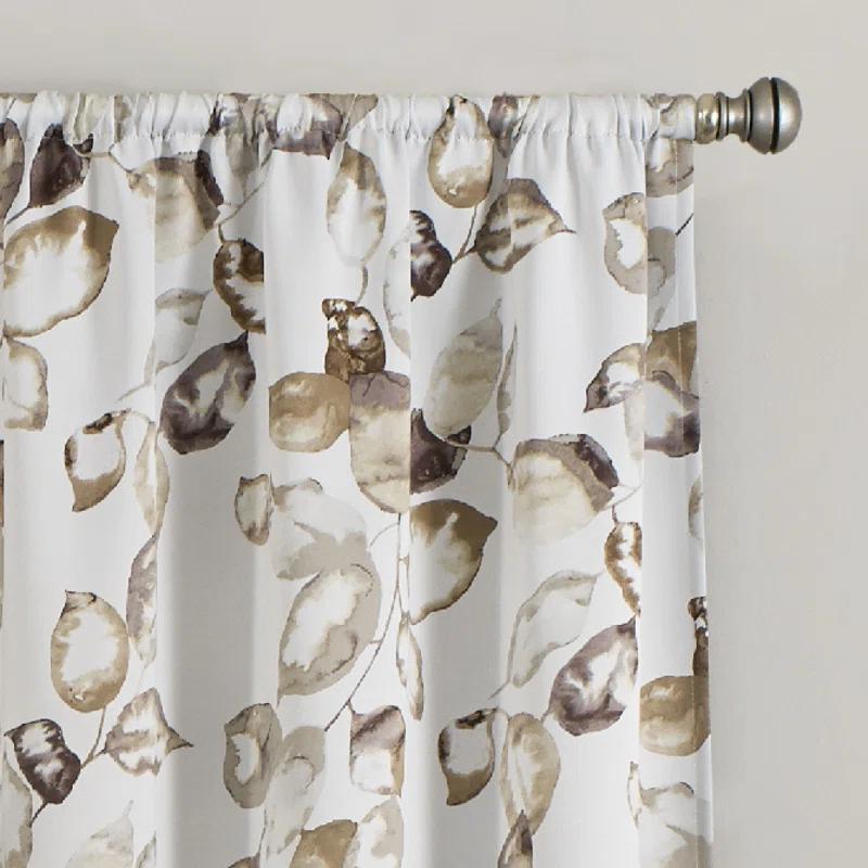 Eclipse Paige Polyester Room Darkening Curtain Single Panel