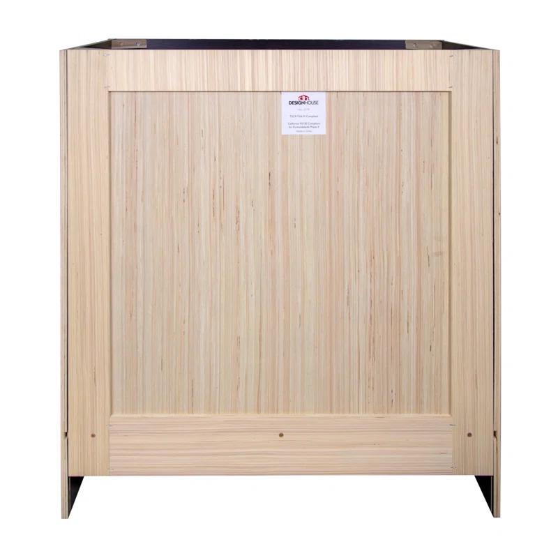 Brookings 30 Inch Bathroom Vanity, Ready to Assemble, Solid Wood, Sherwin Williams – Design House, 587089