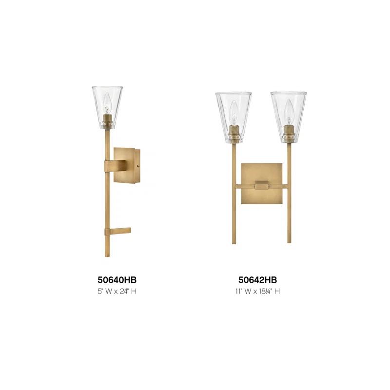 Hinkley Auden Large Single Light Bath Vanity